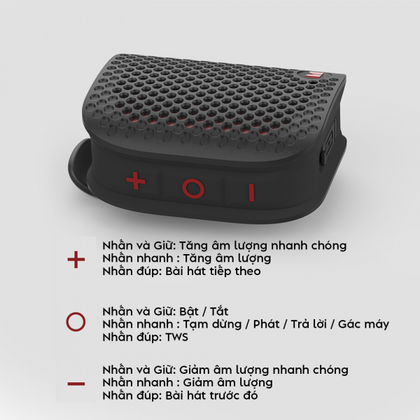 Bluetooth Monster Blaster M3: Nhỏ Gọn, Âm Thanh TWS Sống Động,  Khả Năng Chống Nước IPX7