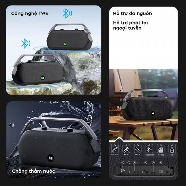 Loa Karaoke Xách Tay Monster P16: Công Suất 240W, Âm Thanh Đỉnh Cao, Lý Tưởng Cho Mọi Cuộc Vui