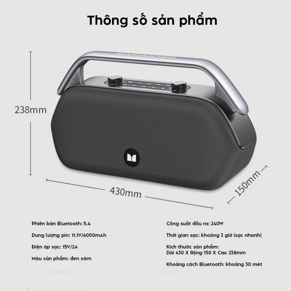 Loa Karaoke Xách Tay Monster P16: Công Suất 240W, Âm Thanh Đỉnh Cao, Lý Tưởng Cho Mọi Cuộc Vui