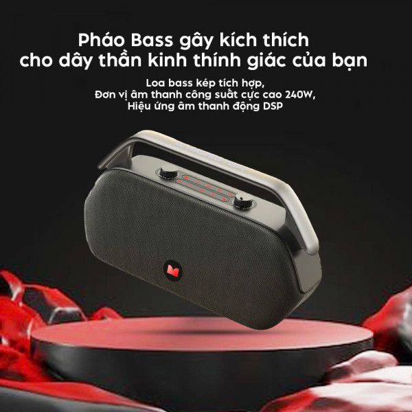 Loa Karaoke Xách Tay Monster P16: Công Suất 240W, Âm Thanh Đỉnh Cao, Lý Tưởng Cho Mọi Cuộc Vui
