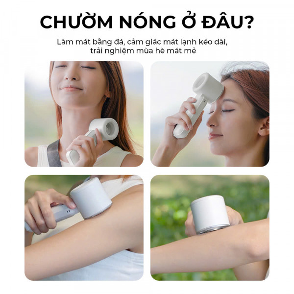Quạt Du Lịch Cầm Tay Đa Năng ImyCo WT-RD21, Chế Độ Sò Lạnh, 5 Mức Tốc Độ Gió, Pin Trâu 3600mAH, Thời Gian Sử Dụng Tối Đa 6h