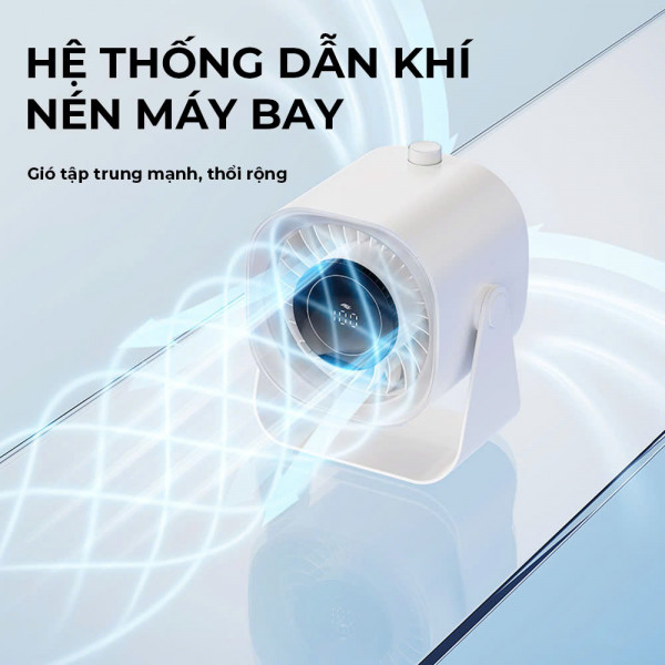 Quạt Để Bàn ImyCo WT-F87, 5 Mức Độ Gió, Công Suất Lớn 5.14W