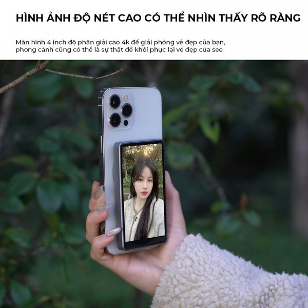 Màn Hình Phụ Vlogging RK-X40 – Công Cụ Hoàn Hảo Cho Nhà Sáng Tạo Nội Dung