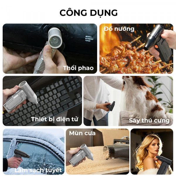 Quạt Cầm Tay WT-F91: Nhỏ Gọn, Công Suất Mạnh Mẽ Với 5 Mức Gió , Tiện Lợi, Dung Lượng Pin Cao  2000 mAh 4V