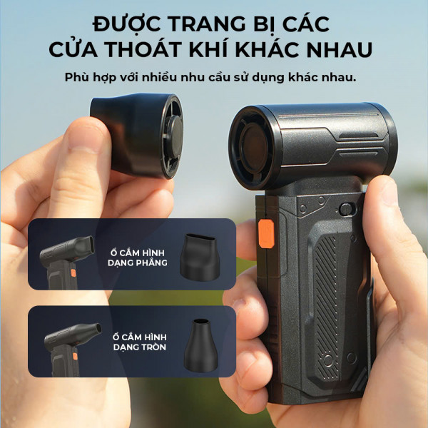 Quạt Cầm Tay WT-F91: Nhỏ Gọn, Công Suất Mạnh Mẽ Với 5 Mức Gió , Tiện Lợi, Dung Lượng Pin Cao  2000 mAh 4V
