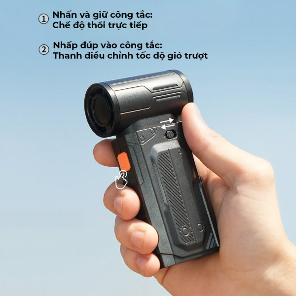 Quạt Cầm Tay WT-F91: Nhỏ Gọn, Công Suất Mạnh Mẽ Với 5 Mức Gió , Tiện Lợi, Dung Lượng Pin Cao  2000 mAh 4V