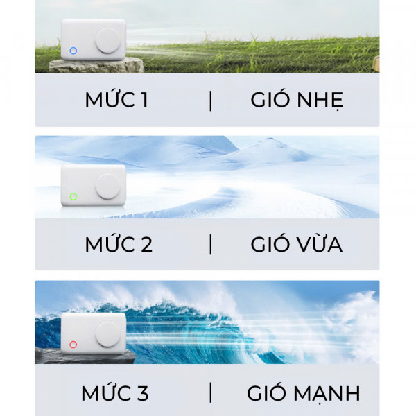 Quạt Kẹp Gấp Gọn ImyCo WT-F92 : Thiết Kế Nhỏ Gọn, Thời Lượng Pin 2000mAh, 3 Mức Tốc Độ Gió