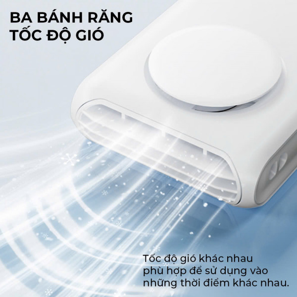 Quạt Kẹp Gấp Gọn ImyCo WT-F92 : Thiết Kế Nhỏ Gọn, Thời Lượng Pin 2000mAh, 3 Mức Tốc Độ Gió