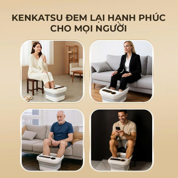 Bồn Ngâm Chân Massage Kenkatsu - Giải Pháp Thư Giãn Hoàn Hảo Cho Đôi Chân Bàn Chân Của Bạn